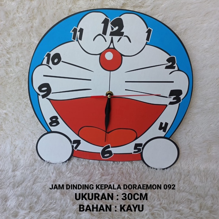 JAM KEPALA DORAEMON / JAM DORAEMON / DORAEMON / JAM DINDING DORAEMON