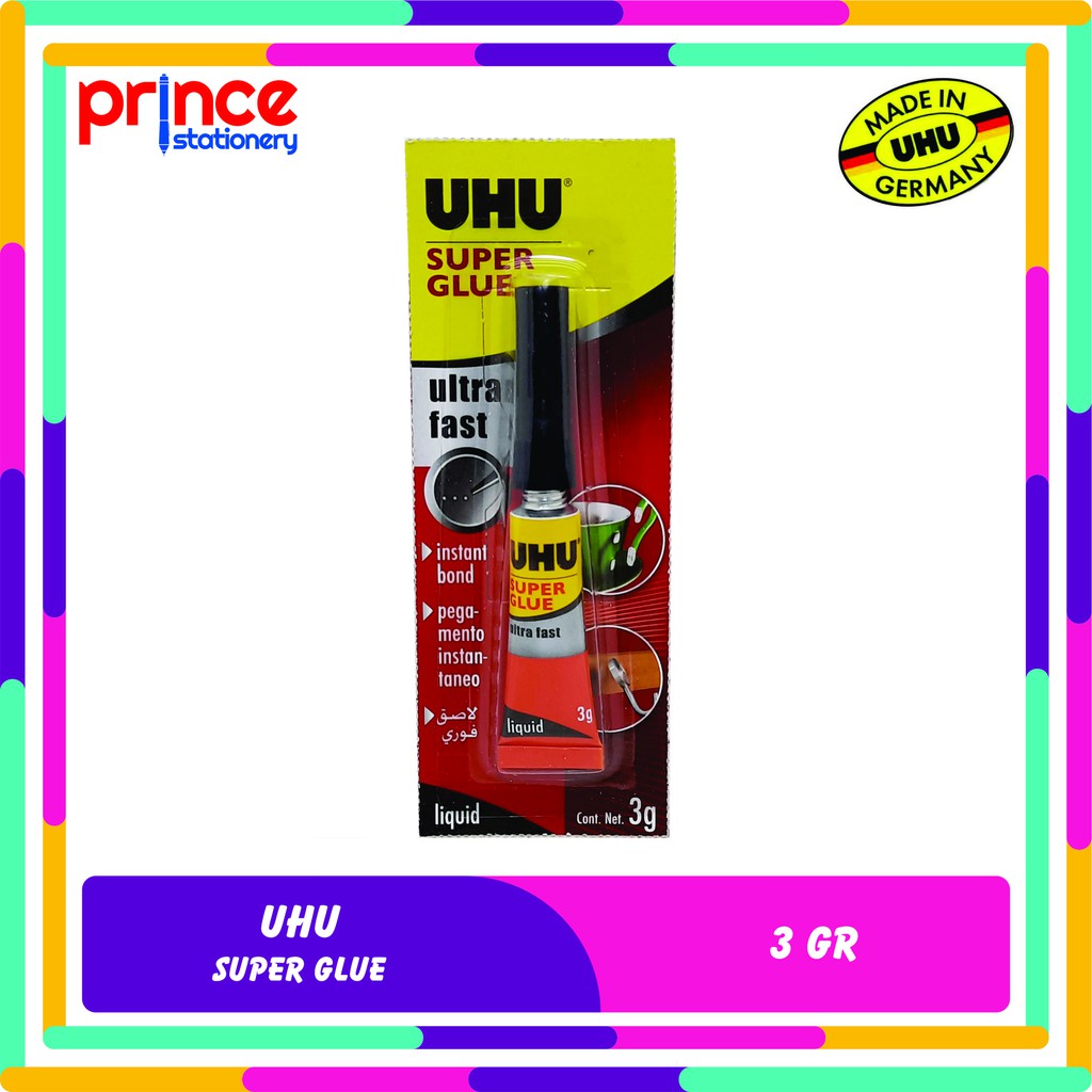 

LEM UHU SUPER GLUE JUMBO CARD 3 GR