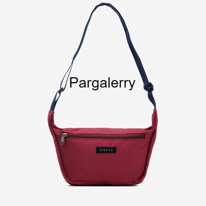 TAS SELEMPANG VISVAL WALKER MAROON / SLING BAG VISVAL