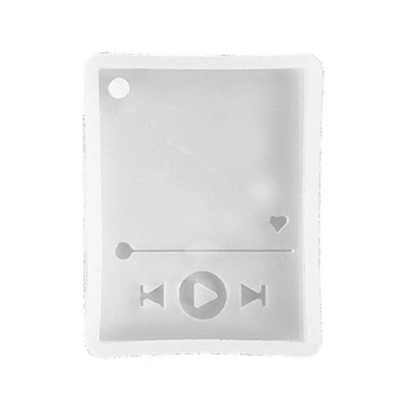 SIY  Super Glossy Keychain Crystal Epoxy Resin Mold Pendant Silicone Mould DIY Crafts Jewelry Necklace Making Tool