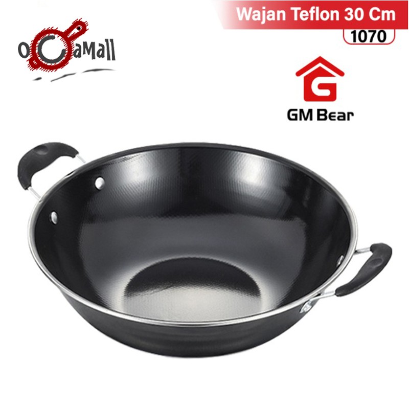 Wajan Penggorengan - GM Bear 1070 Wajan Teflon 30cm