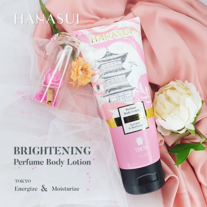 HANASUI Perfume Body Lotion 180mL UVA UVB Protection