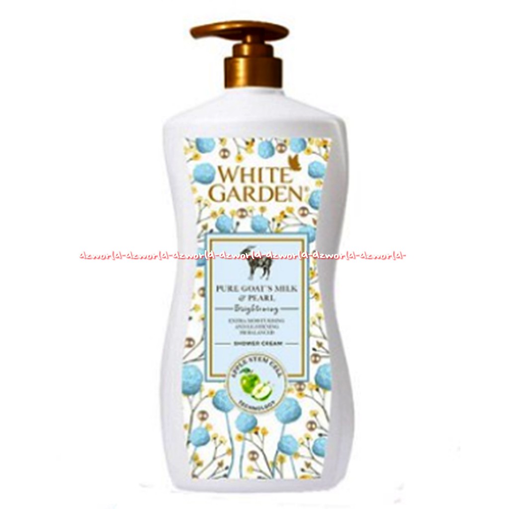 White Garden 500ml Lavender Chamomile Goat Milk Revitalizing Apple Steam Shower Cream Sabun Mandi Stemsel Untuk Kulit Kering 500 ml Whitegarden