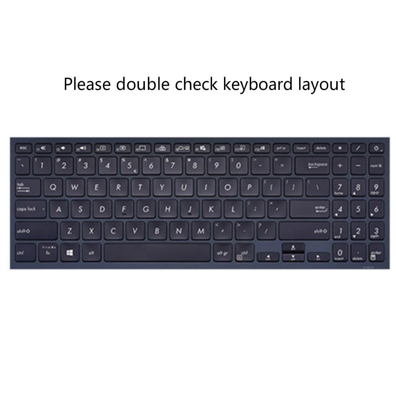 For 15.6inch ASUS VivoBook15 X I7 S5500FL Soft Ultra-thin Silicone Laptop Keyboard Cover Protector