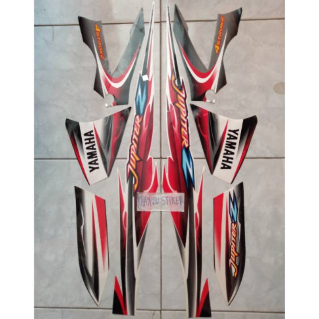 Striping jupiter z 2005 putih hitam