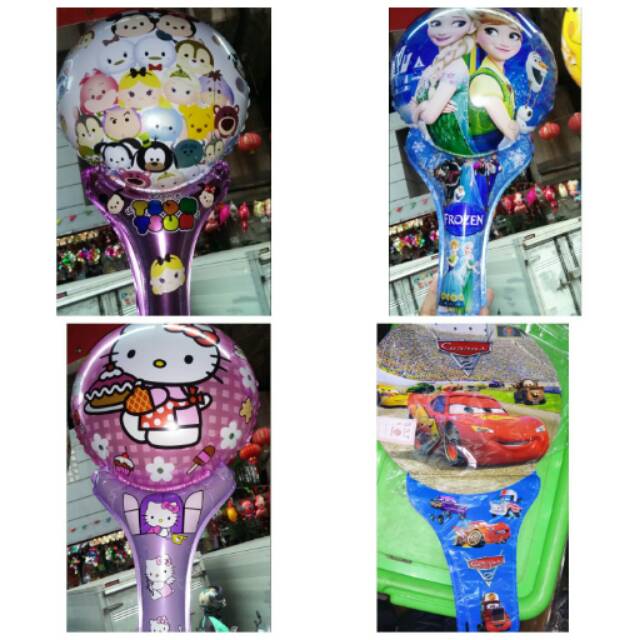 Motif baru balon pentungan / balon foil pentungan / balon pentungan karakter