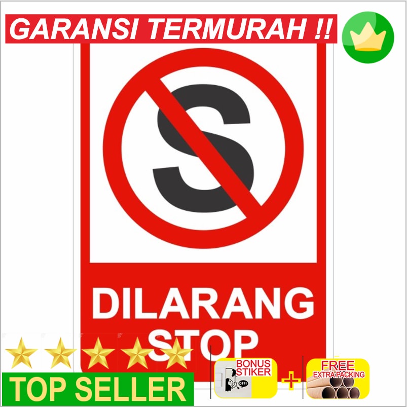 

Grosir Rambu Stop Dilarang Berhenti 35cm x 50cm Plat Alumunium Keren