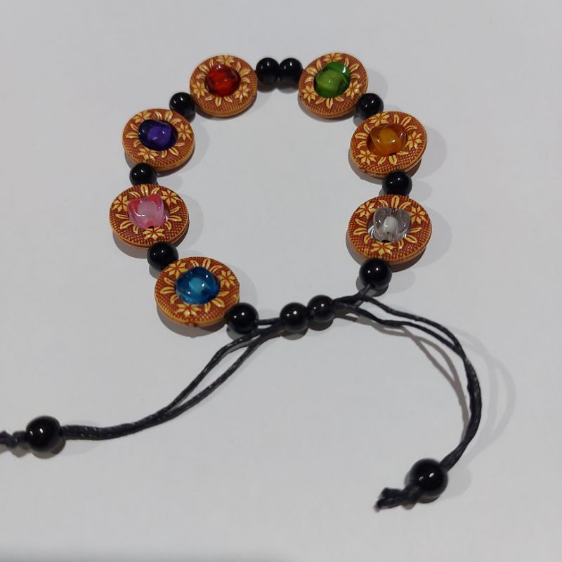 GELANG CANTIK PERMATA WARNA