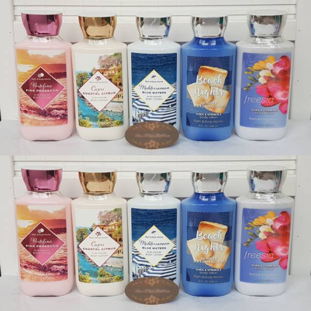 MIX &amp; MATCH BATH AND BODY WORKS BODY LOTION ( 3 FOR 410K)