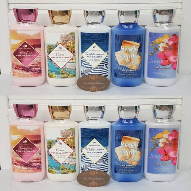 MIX &amp; MATCH BATH AND BODY WORKS BODY LOTION ( 3 FOR 410K)