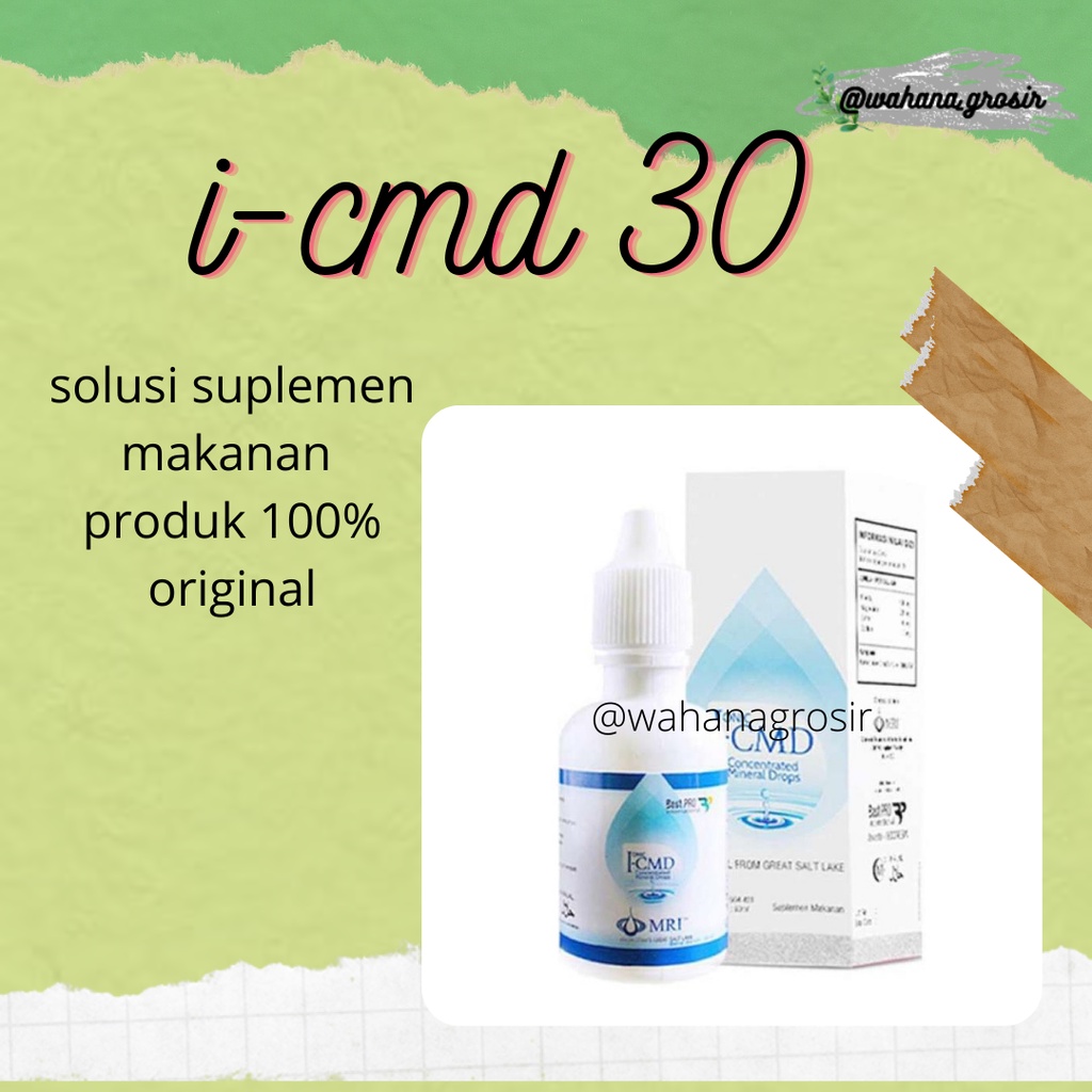 TRACE MINERAL IMPRO CONCENTRATED MINERAL ICM 30 ORIGINAL BPOM