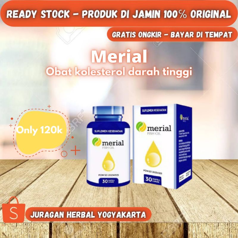 Obat kolesterol darah tinggi MERIAL Asli 100% original