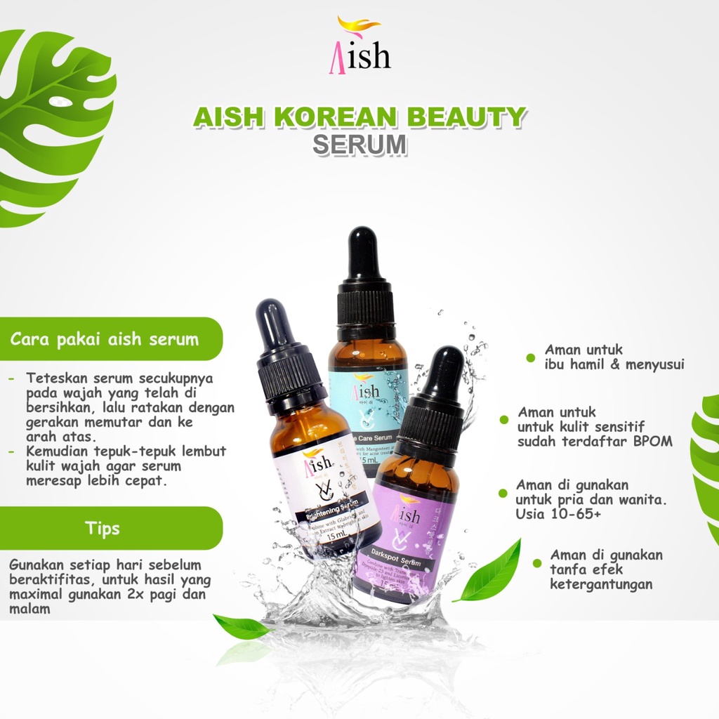 SERUM AISH KOREA | AISH SERUM ORIGINAL | SERUM AISH ORIGINAL | AISH SERUM KOREA BPOM / AISH SKINCARE ACNE