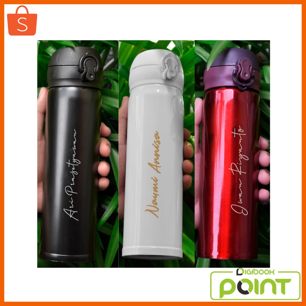 Tumbler Termos Niagara TC 202 500 ml Custom Nama Grafir