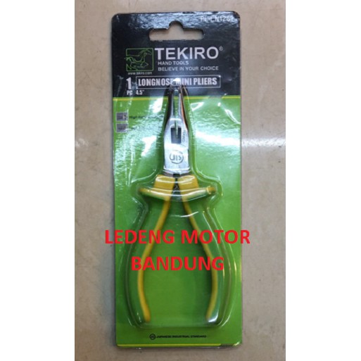 Tang Lancip Tekiro 4.5 inci Cucut Buaya Long Nose Plier 4.5&quot;