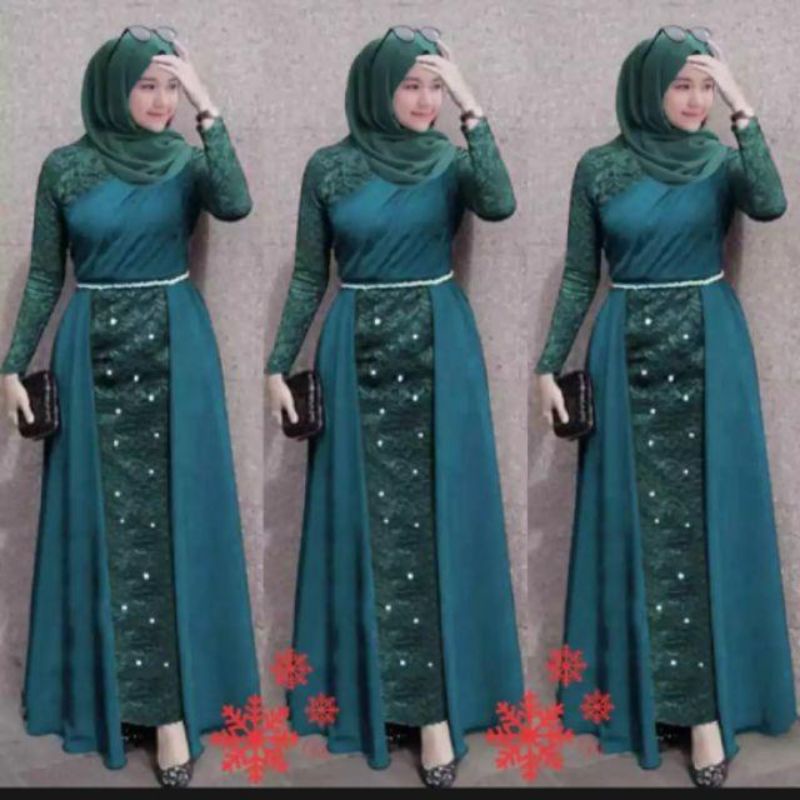 Ruhilshop//Maxi lovisa//gamis brukat