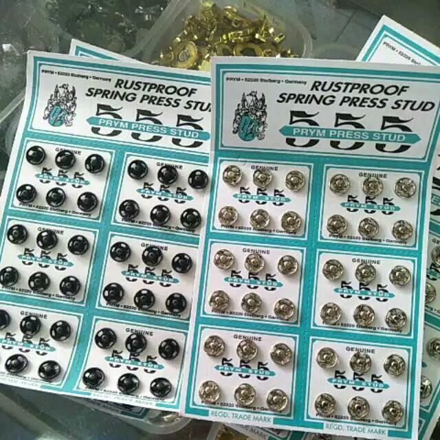 KANCING JEPRET CETET 555 ASLI 8 mm