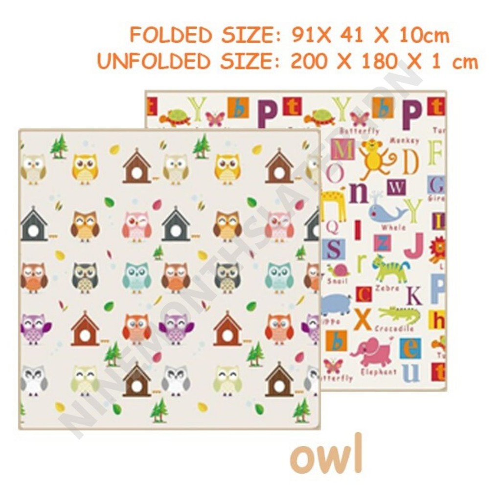 Right Start XPE Folding Mat Double Sided Antislip Carry Bag Waterproof Foldable Karpet Bayi Playmat