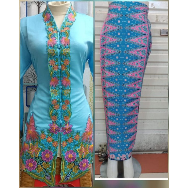 READY,,SETELAN KEBAYA BORDIR/KEBAYA MODERN/KEBAYA BETAWI/ROK TUMPAL