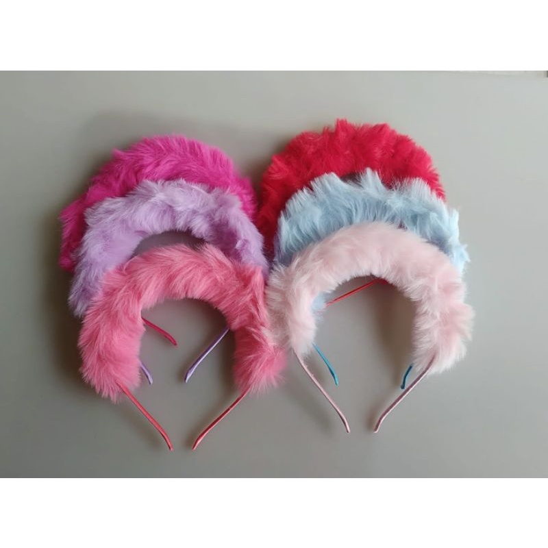 Bando Bulu pom pom  Bando Bulu halus bando korea