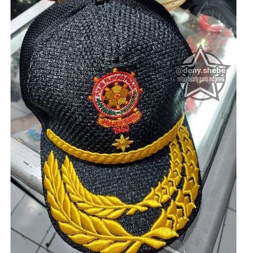 TOPI POL PP HITAM 4c