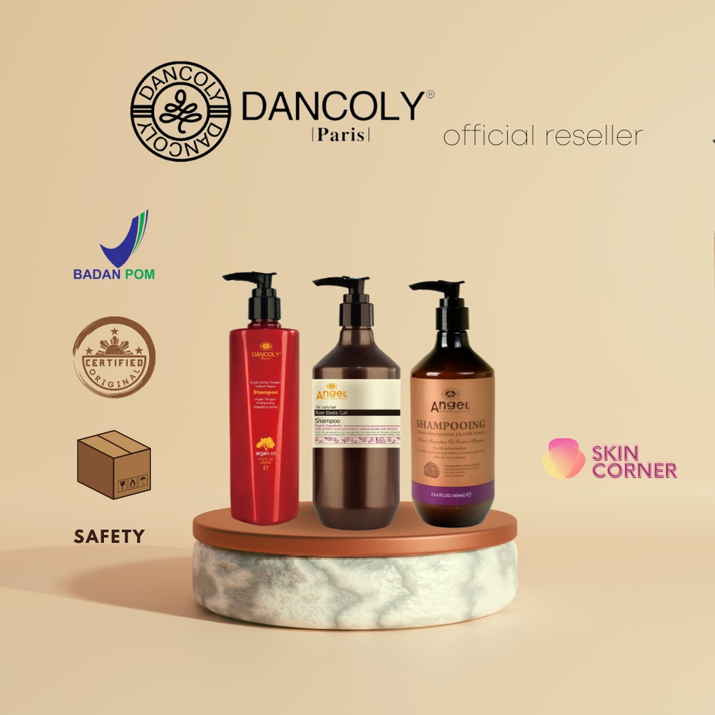 Dancoly Shampoo / Conditioner Rosemary Lavender Helichrysum Argan Green Tea Elastic Curl Tuber Magna
