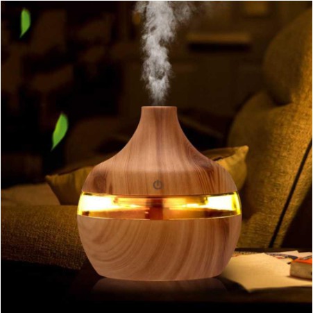 Taffware Ultrasonic Humidifier Aroma Essential Oil Diffuser 300ml - Humi KJR-J003 - Wooden