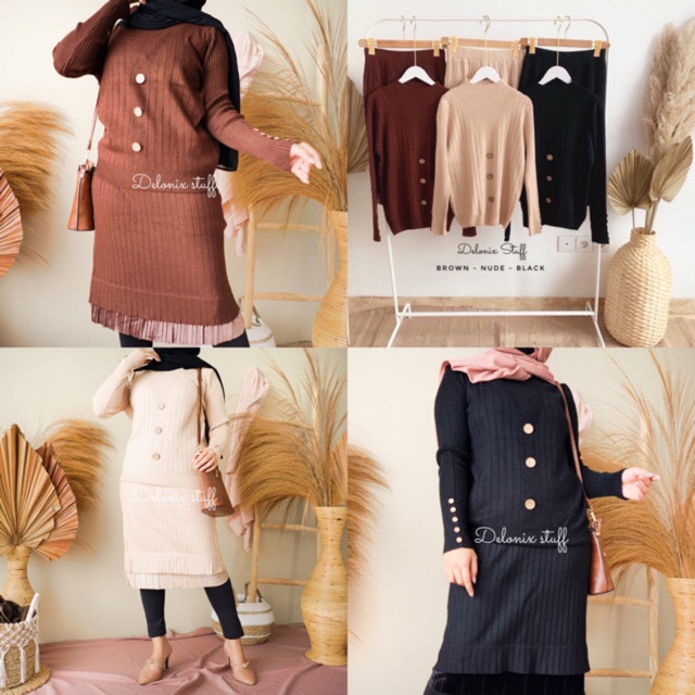 Korean knit oneset