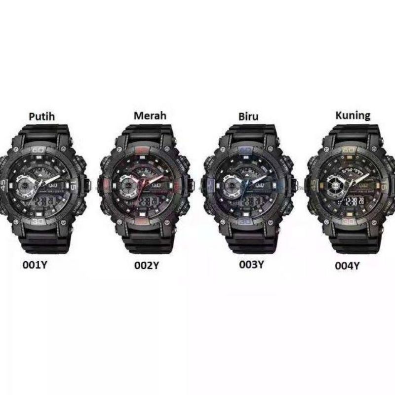 Jam Tangan Digital Pria Q&amp;Q QnQ QQ GW87 gw87 gw 87j GW87J Original Water Resist