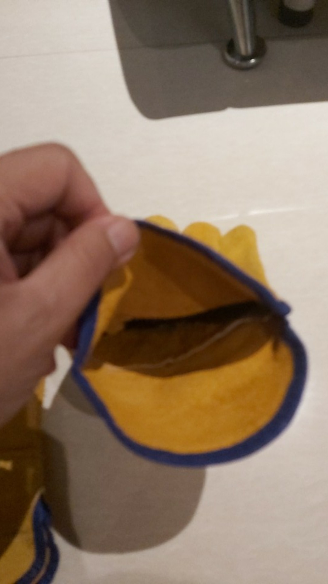 Sarung Tangan Welding Pendek 10inch Kulit Split Sapi / Gloves Safety Las