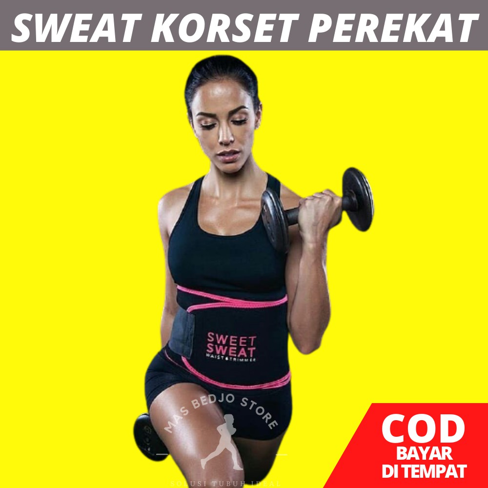 Korset Pelangsing Perut Buncit Sweet Sweat Perekat Pengecil Perut Olahraga Stagen Pria Wanita 001