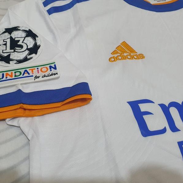 ✥ TIDAK BISA JERSEY REAL MADRID HOME 2021 2022 JERSEY MADRID HOME FULL PATCH UCL ☏