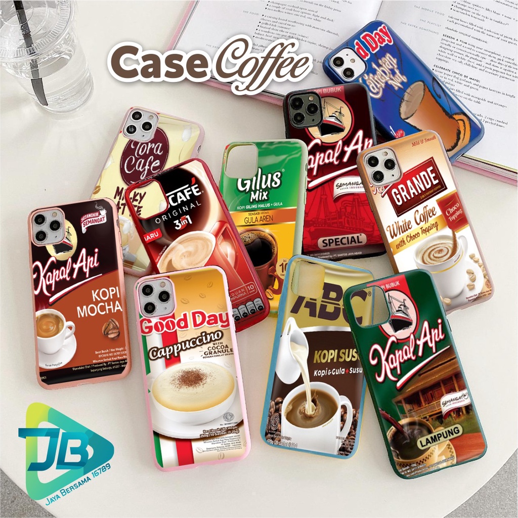 SOFTCASE COFFEE OPPO VIVO XIAOMI SAMSUNG REALME IPHONE ALL TYPE JB5177