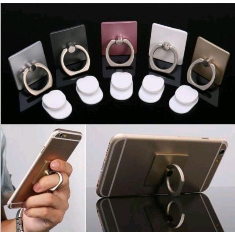 Vinztstore - I Ring Stand Handphone  I Ring Polos for All Smartphone Ring