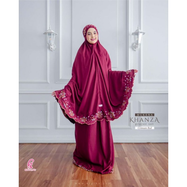 MUKENA PREMIUM KHANZA ORI BY KICIKS MUSLIMAH