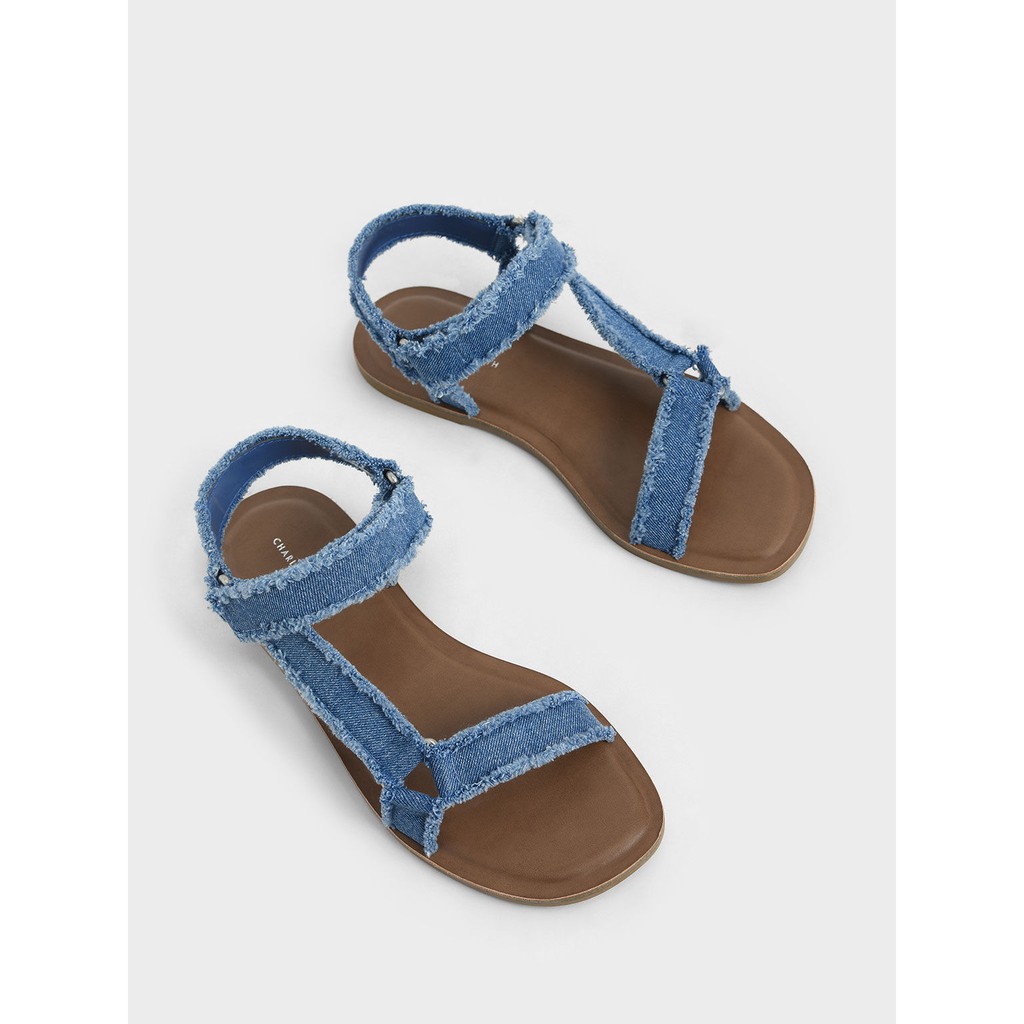 [7.7 Boombastis Sale⚡] - SANDAL WANITA CKS467 STRAPPY FLAT SENDAL PREMIUM IMPORT