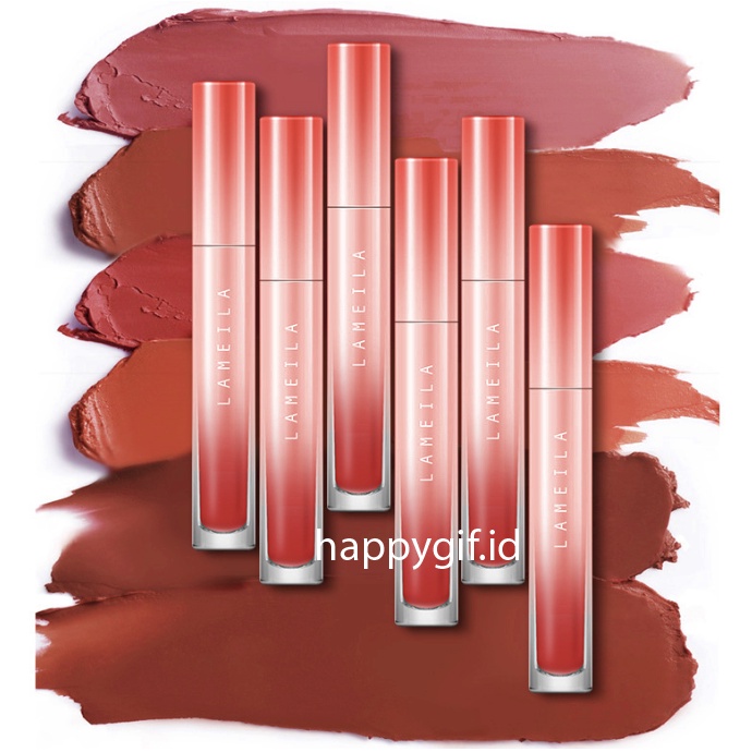 LAMEILA Lip Glaze Hot Pink Lipstik Matte Lipstick Lip Gloss LA140 1040