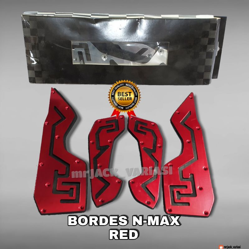 Bordes/Pijakan Kaki Nmax 2018 Red