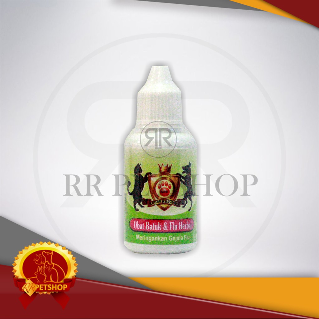 Obat Batuk &amp; Flu Herbal Anjing Kucing 30 ML