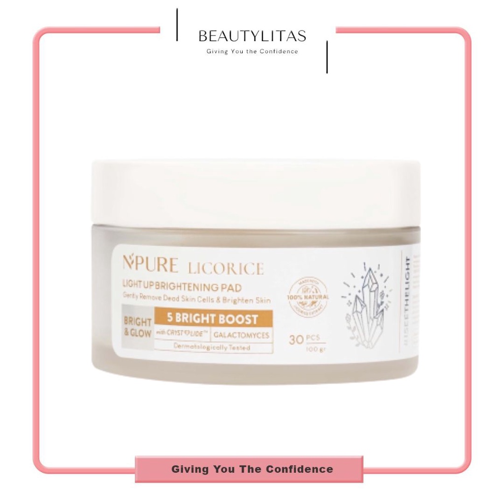 NPURE Licorice Light Up Brightening Pad