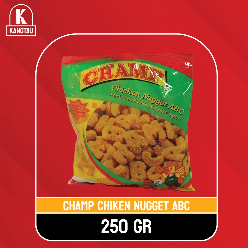 

Champ Chicken Nugget Abc 250GR