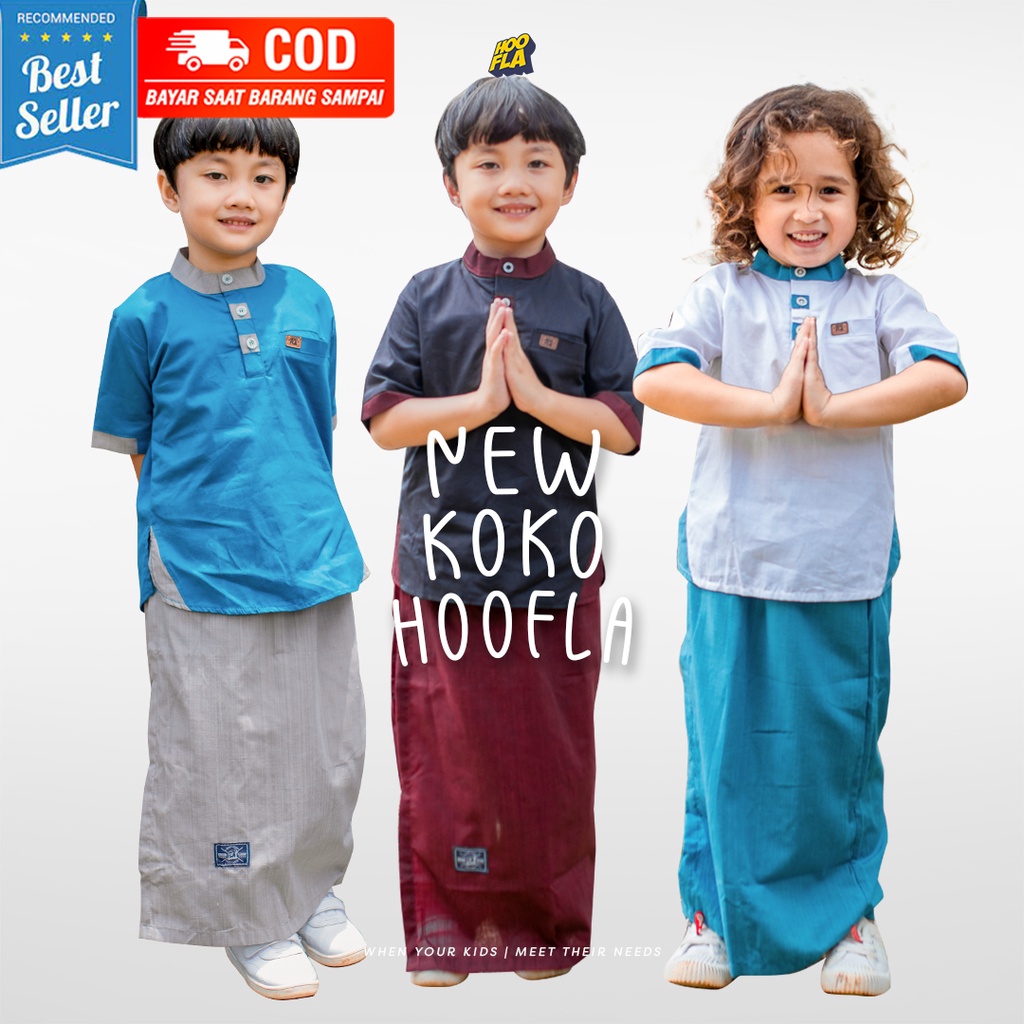 Baju Anak Ready Stok Melimpah sarkoci anak laki laki 1 sampai 10 tahun - setelan koko celana sarung 