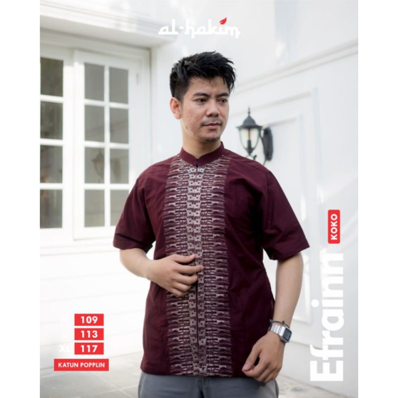 Koko efrainn / koko bordir coklat