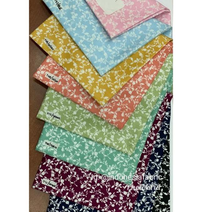 BEST SELLER KAin Bahan Meteran KAtun Jepang Tokai Senko Motif Furano META2