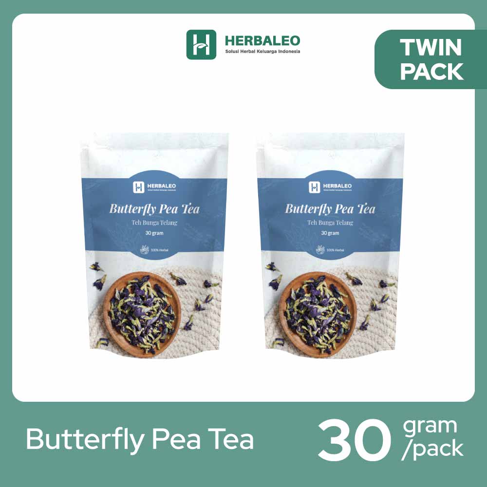 

Herbaleo - Twinpack Butterfly Pea Tea 30 gr ( Teh Bunga Telang )