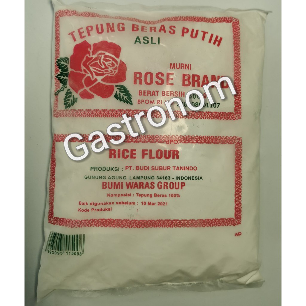 

Tepung Beras Putih Rose Brand 500 gr