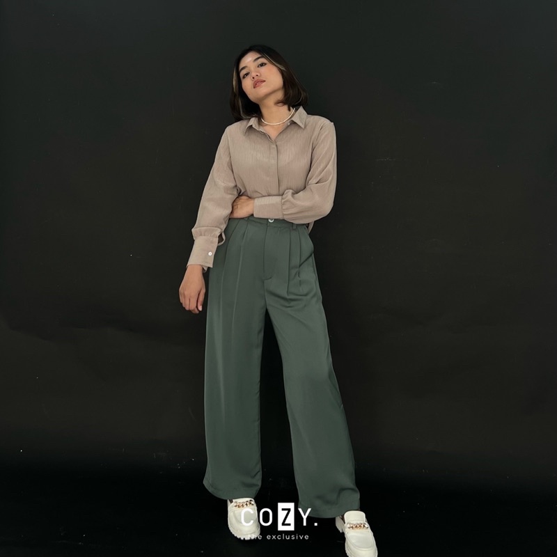 SIVALI COZY Le Metier Shirt | Kemeja Wanita Atasan Baju Kerja Office 234