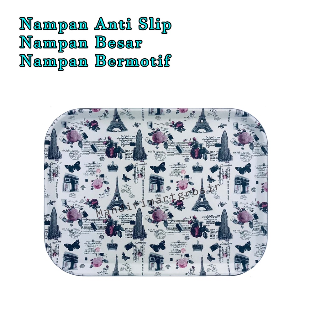 Nampan Besar *Nampan Anti Slip * Nampan Bermotif*