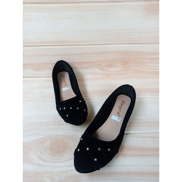 Flatshoes Wanita Terbaru Model Kenong Silang Sepatu Balet Murah Simple bisa COD Flash Sale