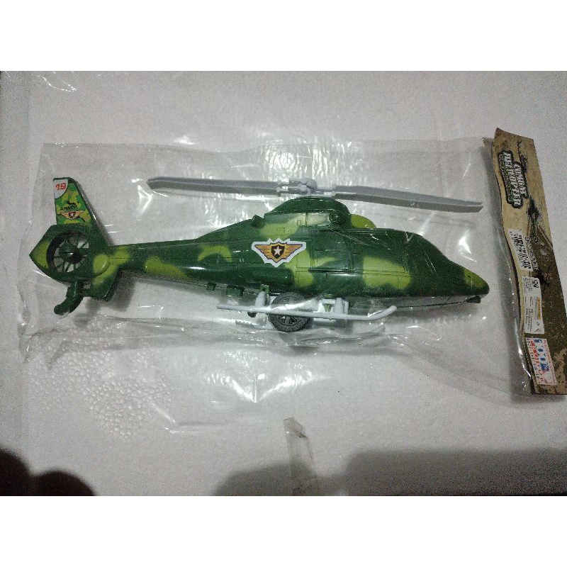mainan anak helicopter lokal OCT 5113 helicopter tentara mainan anak
